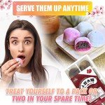 Fusion Select Strawberry Japanese Mochi Fruit Daifuku Japanese Desert Sweet Rice Cake Fruit Mochi Daifuku 240g/ 8.46oz