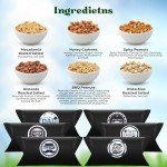 Father's Day Nut Gift Baskets - 6 Pillow Boxes Perfect Gifts for Fathers Day Celebrations, Special Dad Gifts For Fathers Day