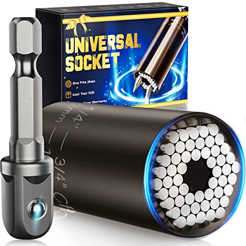 Super Universal Socket Set with Power Drill Adapter