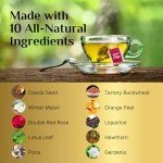OsakaSip Oil Cleansing Tea - 10 Herbal Formula for Natural Liver & Kidney Detox Support - Oil Cleaning Reducing Traditional Herb Blend for Wellness - 15 Tea Bags/Box