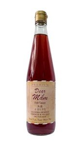 Dear Mam Fish Sauce | Premium Fish Sauce made with real California Anchovies | Barrel aged for 1 year | Brewed in Phu Quoc Vietnam the traditional and authentic way | 24 fl oz