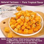 Fangkic Freeze Dried Passion Fruit 9 oz/255 g, 100% Natural, No Sugar or Additives, Frozen Passion Fruit Tea, Delicious Freeze Dried Fruit, for Cake, Drink, Baking, Yogurt, Travel