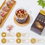 Ginseng Five Treasures Tea, Natural Kidney Cleanse Detox with Ginseng, Red Date, Mulberry Fruit, Maca, Wolfberry, Yam, Polygonatum for Men (1 Pack/15 Bags)