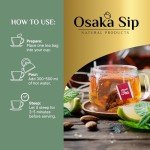 OsakaSip Oil Cleansing Tea - 10 Herbal Formula for Natural Liver & Kidney Detox Support - Oil Cleaning Reducing Traditional Herb Blend for Wellness - 15 Tea Bags/Box