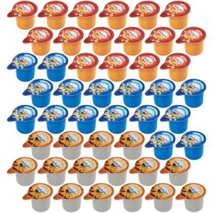 Coffee Creamer Singles Variety Pack, 48 Packs of Individual Coffee Creamers 16 of each flavor, Perfect Creamer Cups for Home, Office, Travel and On the Go Use, Ideal for Coffee Enthusiasts