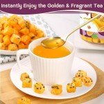 Fangkic Freeze Dried Passion Fruit 9 oz/255 g, 100% Natural, No Sugar or Additives, Frozen Passion Fruit Tea, Delicious Freeze Dried Fruit, for Cake, Drink, Baking, Yogurt, Travel