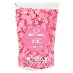 Kidu Pantry Melting Chocolate Wafers Bulk In Resealable Bag (Vibrant Pink New, 1 Pound)