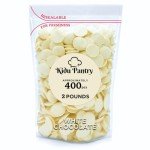 Kidu Pantry Melting Chocolate Wafers Bulk In Resealable Bag (White New, 2 Pound)