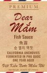 Dear Mam Fish Sauce | Premium Fish Sauce made with real California Anchovies | Barrel aged for 1 year | Brewed in Phu Quoc Vietnam the traditional and authentic way | 24 fl oz