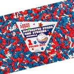 Red White and Blue Sprinkles | 1 Pound Bag | Patriotic Stars and Stripes Sprinkles for 4th of July Desserts, Cupcakes, Cookies, and Independence Day Decorations