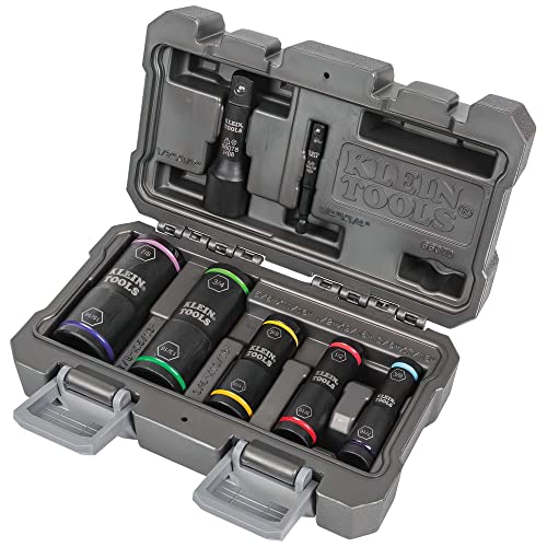 Klein Tools 66070 Impact Socket Set, 7-Piece
