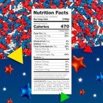 Red White and Blue Sprinkles | 1 Pound Bag | Patriotic Stars and Stripes Sprinkles for 4th of July Desserts, Cupcakes, Cookies, and Independence Day Decorations