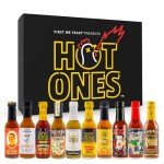 Hot Ones Hot Sauce Challenge - Season 27 - Hot Sauces Gift Sets - Variety Pack - Made with Natural Ingredients - Unique Small Batch Sampler Gift Set - 5 fl oz Bottles (10-Pack)