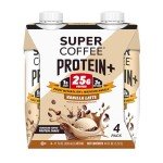 SUPER COFFEE Protein+, Keto Protein Coffee (0g Added Sugar, 25g Protein, 150 Calories) [Vanilla] 11 Fl Oz, 12 Pack | Iced Smart Coffee Drinks