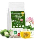 30Pcs Winter Melon Lotus Leaf Tea, Oil Cleansing Tea for Liver & Kidney, Oil Reducing Teabag, Easy Brewing, Steep Repeatedly Teabag, 8 Ingredients Natural Blend Formula