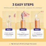 Javvy Cookie Dough Protein Iced Coffee - Premium Whey Protein & Instant Iced Coffees - 100% Natural Cold Brew Coffee - Zero Artificial Flavors & Sweeteners, 80 mg Caffeine Per Serving, 20 Servings