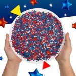Red White and Blue Sprinkles | 1 Pound Bag | Patriotic Stars and Stripes Sprinkles for 4th of July Desserts, Cupcakes, Cookies, and Independence Day Decorations