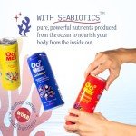 OoMee Prebiotic Beverage (12 Ounce Cans, Pack of 12) - Vegan, Sustainable Marine Sourced Prebiotics, Support Digestive Health, Plant-Based, Low Sugar (12 Pack, Variety Pack)