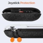 COOWPS Ultra Slim Switch 2 Case for Nintendo Switch 2 (2025), Odorless Felt Portable Full Protection Hard Shell Soft Lining Carrying Case with 8 Switch 2 Games Card Slots, for Travel Storage Dark Grey