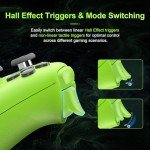 AKNES 8BitDo Ultimate 2 Wireless Controller for Windows & Android, TMR joysticks, 1000Hz Polling Rate, Tactile/Hall Triggers, Motion Control, Programmable L4/R4 Bumpers & 2 Back Paddle Buttons, Green