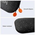 COOWPS Ultra Slim Switch 2 Case for Nintendo Switch 2 (2025), Odorless Felt Portable Full Protection Hard Shell Soft Lining Carrying Case with 8 Switch 2 Games Card Slots, for Travel Storage Dark Grey