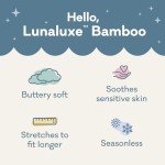 Little Sleepies Pajamas for Baby Boys & Girls, Viscose from Bamboo Baby Pajamas, Snug Baby Sleeper, Toddler PJs, 2-Way Zipper, Sweet Pea, 6-12 months