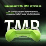 AKNES 8BitDo Ultimate 2 Wireless Controller for Windows & Android, TMR joysticks, 1000Hz Polling Rate, Tactile/Hall Triggers, Motion Control, Programmable L4/R4 Bumpers & 2 Back Paddle Buttons, Green