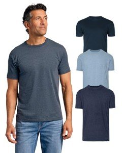 True Classic Mens T-Shirts - Short Sleeve Crew Neck Plain Novelty T Shirt for Men, Pack of 3, Variety, XL
