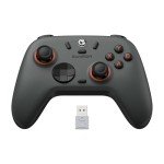 GameSir Nova 2 Lite Wireless PC Controller with Hall Effect Joysticks & Triggers, 2.4G & Wired 1000Hz Polling Rate, Remappable Buttons - Compatible with PC/Switch/Steam/Android (Grey)