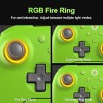 AKNES 8BitDo Ultimate 2 Wireless Controller for Windows & Android, TMR joysticks, 1000Hz Polling Rate, Tactile/Hall Triggers, Motion Control, Programmable L4/R4 Bumpers & 2 Back Paddle Buttons, Green