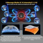 Abs Stimulator Abdominal, Ab Stimulator Muscle Toner with Heat for Stomach Fat Burner, Belly Cellulite Removal, Tummy Smooth & Firming, Ab Machine Fitness Workout Equipment for Men and Women Gifts