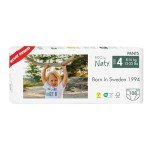 Eco by Naty Pull Ups - Hypoallergenic and Chemical-Free Training Pants, Highly Absorbent and Eco Friendly Pull Ups for Boys and Girls - Size (4) 2T-3T (18-33 lbs) – 108 Count