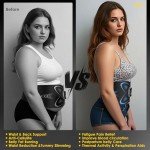 Abs Stimulator Abdominal, Ab Stimulator Muscle Toner with Heat for Stomach Fat Burner, Belly Cellulite Removal, Tummy Smooth & Firming, Ab Machine Fitness Workout Equipment for Men and Women Gifts