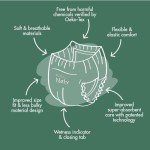 Eco by Naty Pull Ups - Hypoallergenic and Chemical-Free Training Pants, Highly Absorbent and Eco Friendly Pull Ups for Boys and Girls - Size (4) 2T-3T (18-33 lbs) – 108 Count