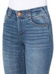 Democracy Women's Ab Solution Crop, Mid Blue Artisanal