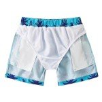 Boys Swim Trunks Toddler Broad Swim Shorts Quick Dry Kids Swim Bathing Suit Boys Swim Set Blue Coconut 2-3T 100