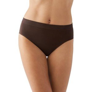 Wacoal Women's B-Smooth Hi-Cut Brief Panty, Hot Fudge, 3X