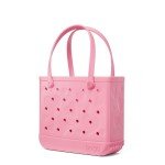 BOGG BAG - Medium Tote Bag - Conversation Hearts Bubblegum - 15in L x 5in W x 12.5in H - Lightweight, Washable, Durable - All Purpose EVA - for Beach, Pool, Boat, Work, Sports