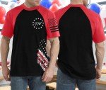 1776 USA Flag Shirts for Men Vintage American Flag Graphic T-Shirt 4th of July Short Sleeve Tops