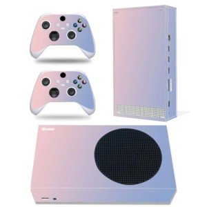 Skin for Xbox Series S, Whole Body Vinyl Decal Protective Cover Wrap Sticker for Console and Wireless Controller (B, Xbox Series S)