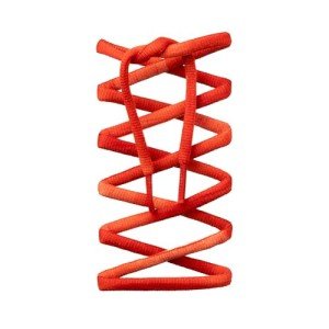 LitLaces - Premium Fat Oval Ultra Wide Vintage Shoe Laces for Dunk SB & Foamposite, Fits Lows and Highs (Red, 54")