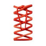 LitLaces - Premium Fat Oval Ultra Wide Vintage Shoe Laces for Dunk SB & Foamposite, Fits Lows and Highs (Red, 54")