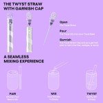 Twyst Wellness Powder Blend | Variety Pack | Vegan, Plant-Based, Gluten-Free | Low Calorie, No Added Sugar | with Vitamins B, C & D, Biotin, Adaptogens, and Electrolytes | 16 Count Box