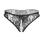 SLITHICE Women Sexy Floral Lace Briefs with Cute Bow Center (US, Alpha, X-Large, Regular, Regular, 3Pack-B)