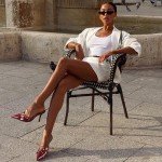 AMINUGAL Burgundy Slingback Kitten Heels for Women Pointed Closed Toe Studded Stiletto Heeled Sandals Mules Buckle Slip on High Heel Red Women's Pumps Shoes Dress Trendy Party Size 6