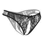 SLITHICE Women Sexy Floral Lace Briefs with Cute Bow Center (US, Alpha, X-Large, Regular, Regular, 3Pack-B)