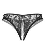 SLITHICE Women Sexy Floral Lace Briefs with Cute Bow Center (US, Alpha, X-Large, Regular, Regular, 3Pack-B)