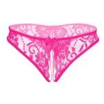 SLITHICE Women Sexy Floral Lace Briefs with Cute Bow Center (US, Alpha, X-Large, Regular, Regular, 3Pack-B)