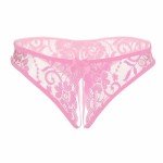 SLITHICE Women Sexy Floral Lace Briefs with Cute Bow Center (US, Alpha, X-Large, Regular, Regular, 3Pack-B)