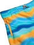 Body Glove Boys Swim Trunks - UPF 50+ Quick Dry Board Boys Swim Shorts Bathing Suit Kids Swimwear with Pockets (Sizes: 8-16), Size 14-16, Turquoise/Orange Squares